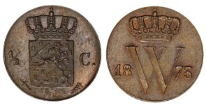 halve cent Willem III16